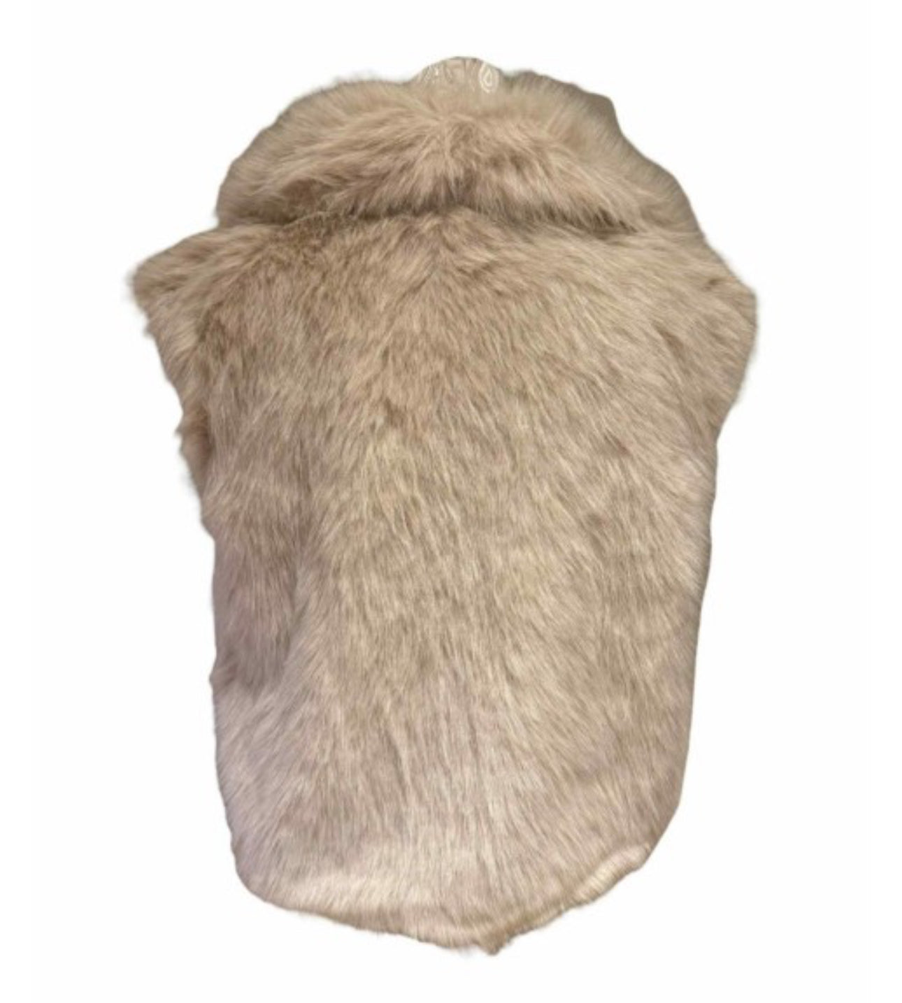 Vest i Fuskepels🌸creme🌸Beige