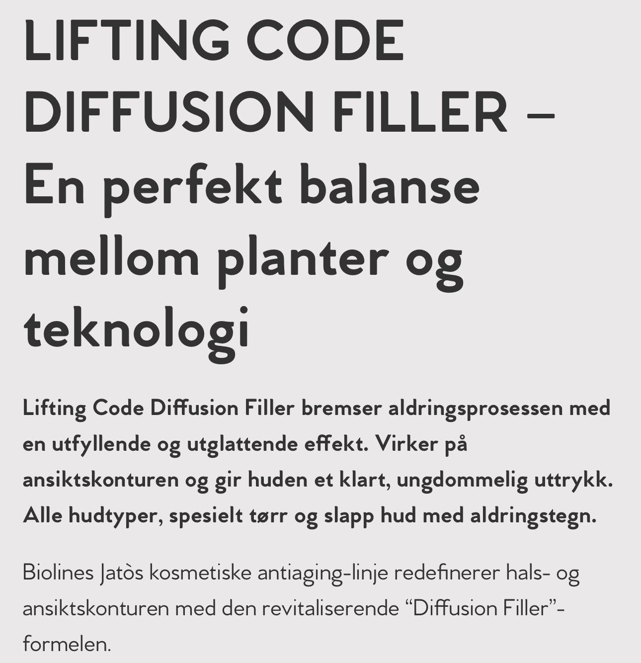 Lifting Code Sublime Lift Serum Oil