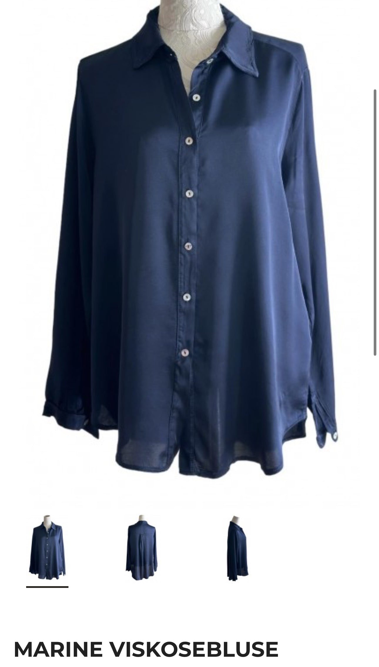 MARINE VISKOSEBLUSE