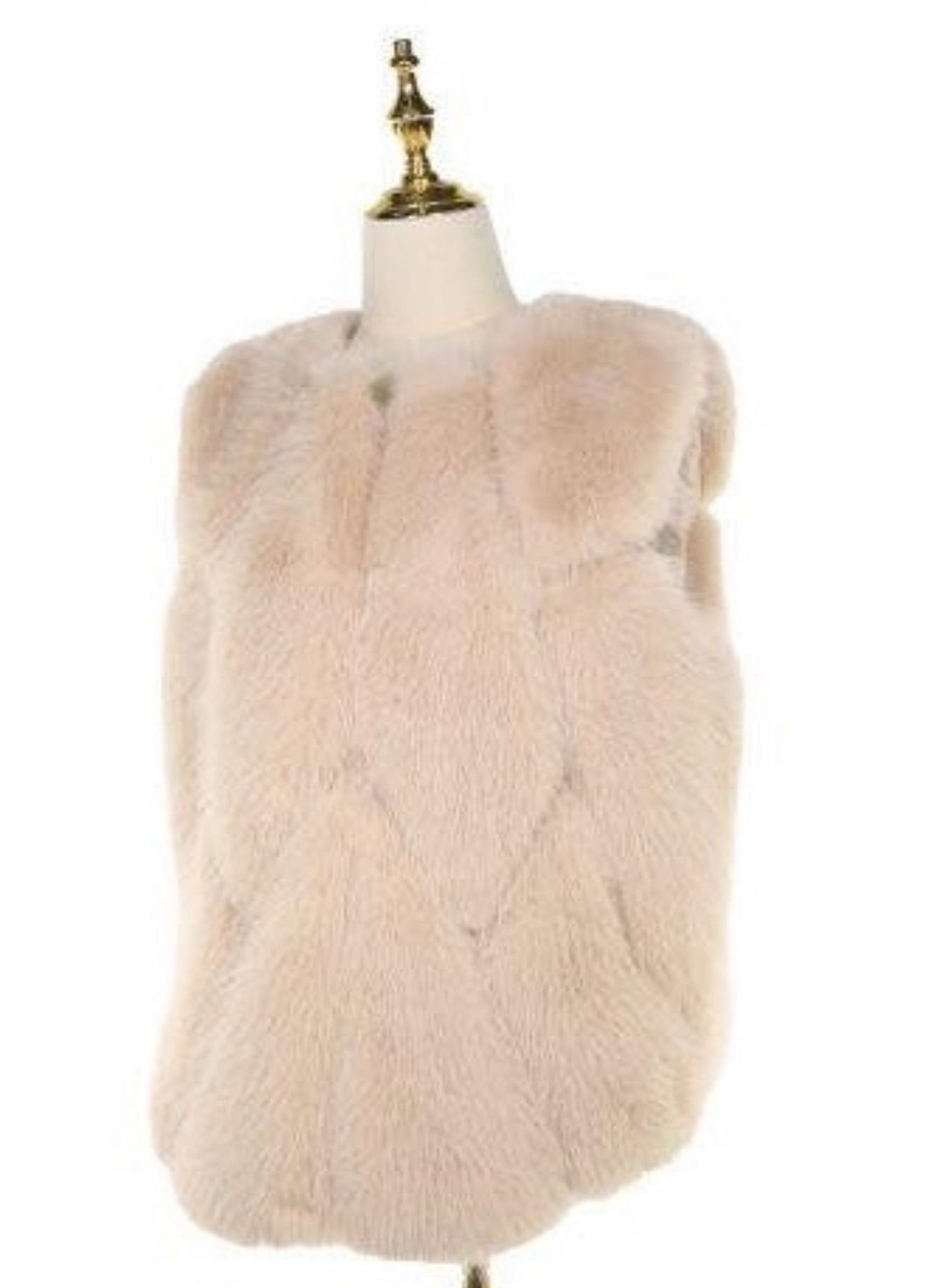 LANGHÅRET FUSKEPELSVEST