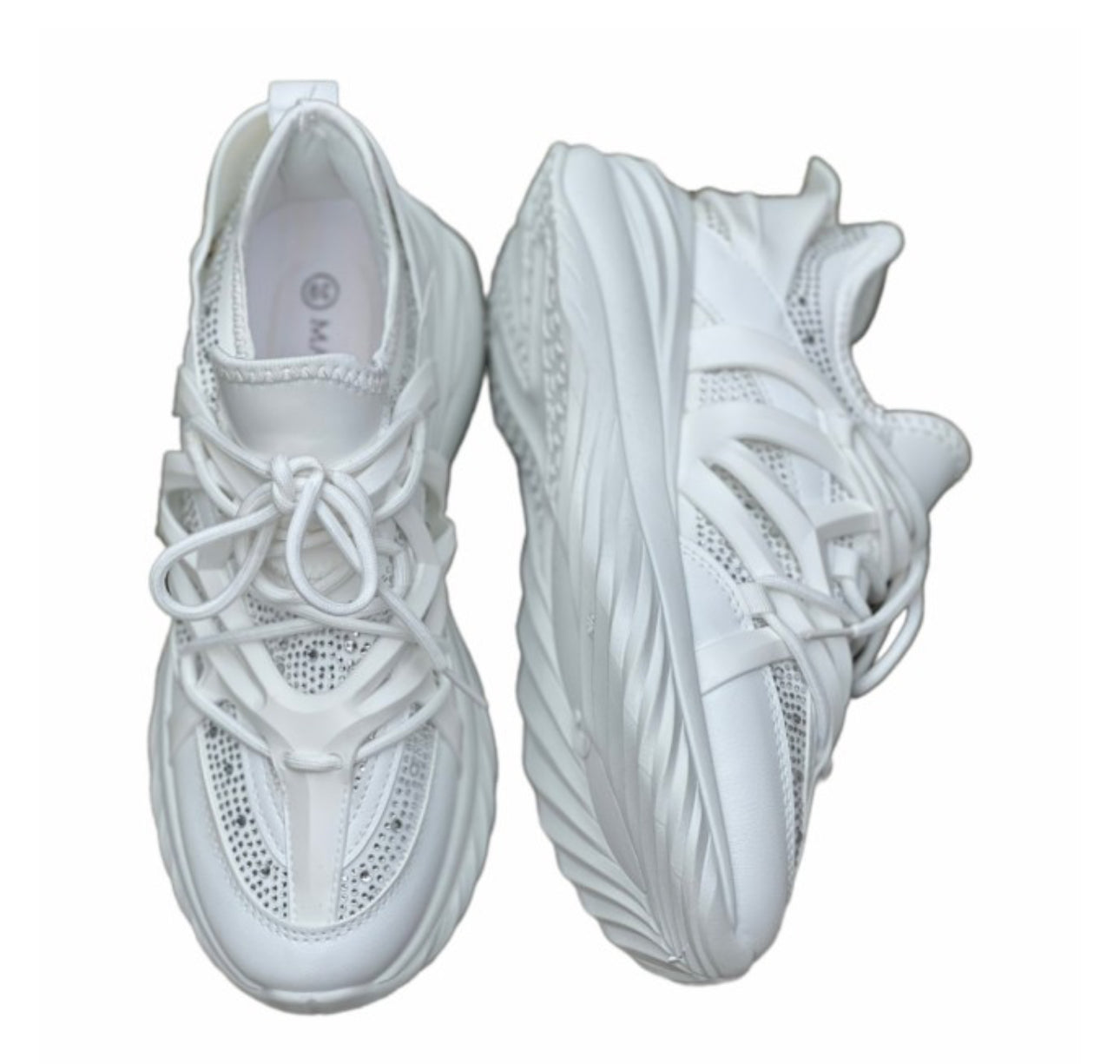 HVIT SPARKLING SNEAKERS