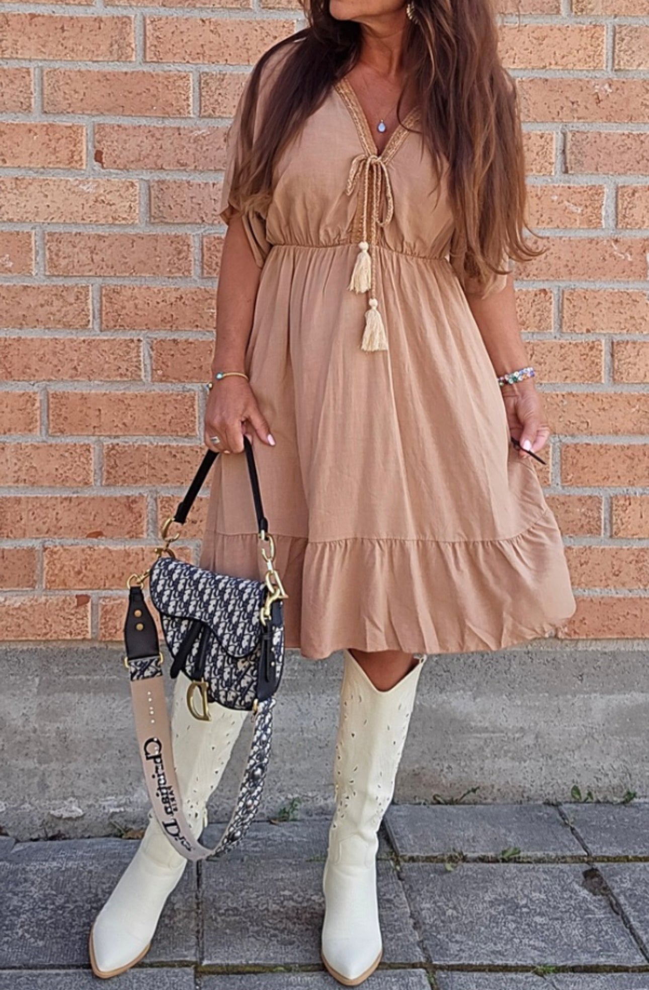 Nydelig kjole i Beige