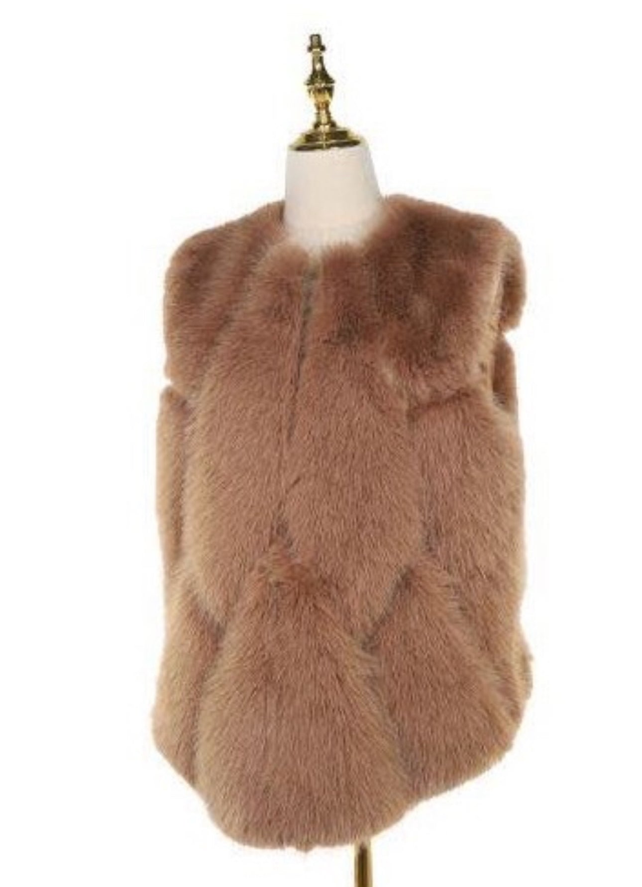 LANGHÅRET FUSKEPELSVEST