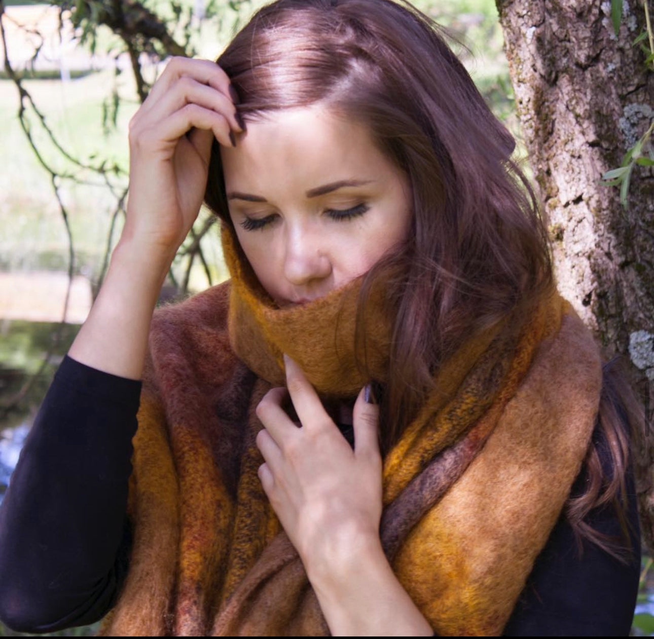 Mohair sjal fra Montecristo