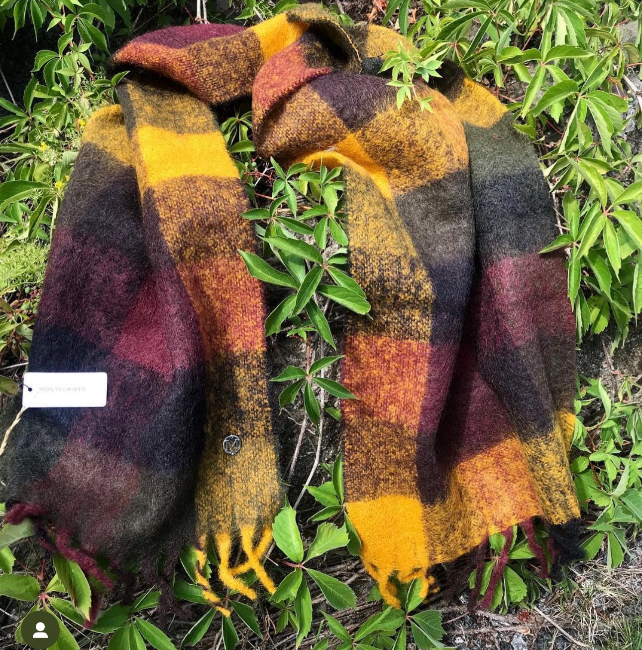 Mohair sjal fra Montecristo