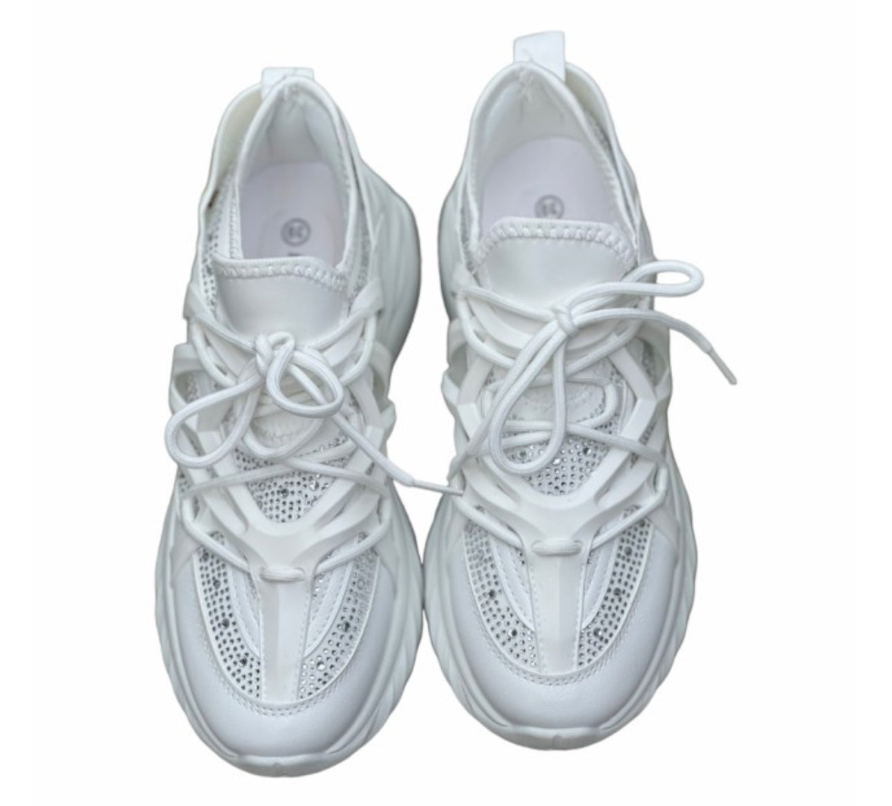 HVIT SPARKLING SNEAKERS