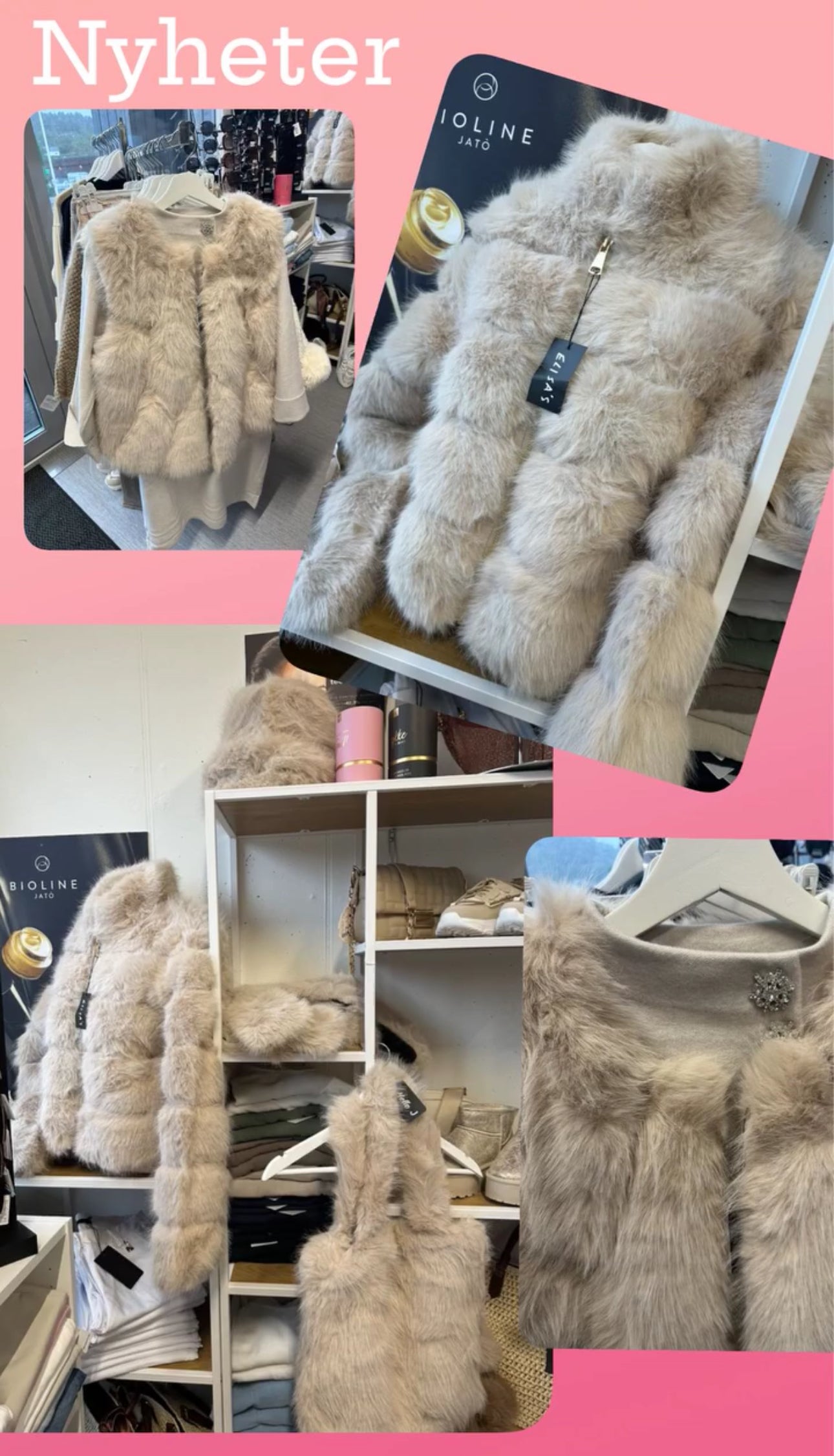 LANGHÅRET FUSKEPELSVEST