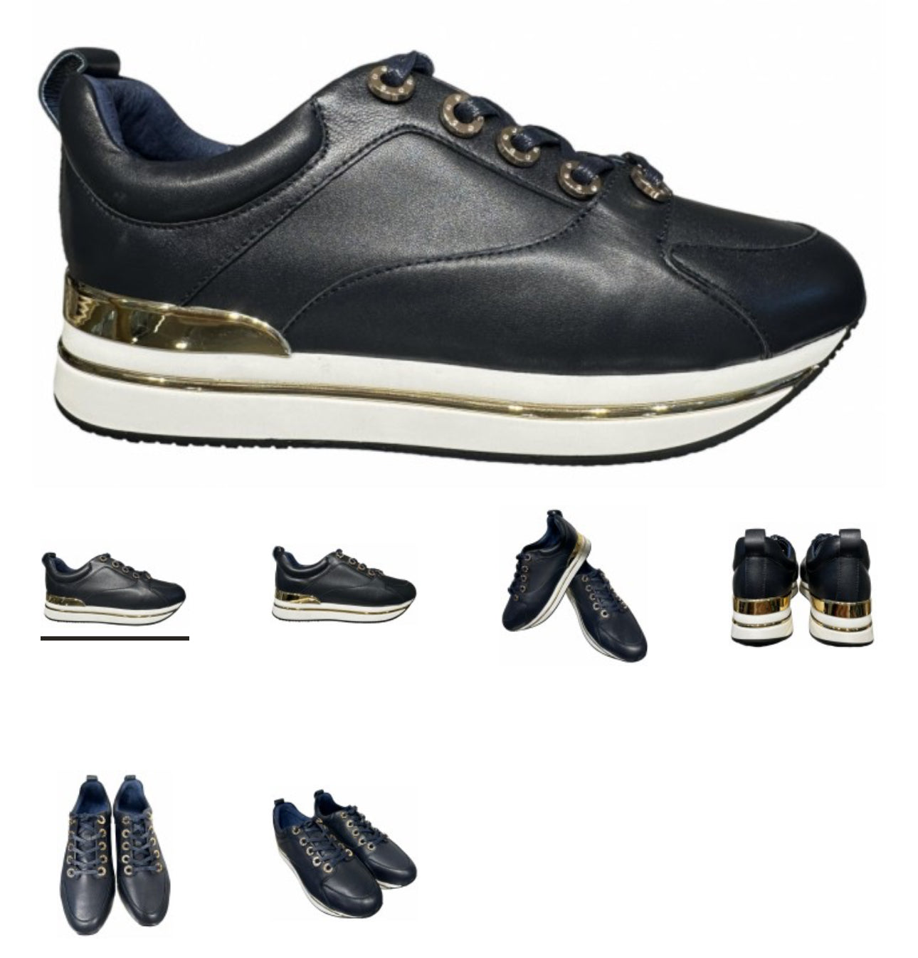SORT SKINN SNEAKERS M GULL