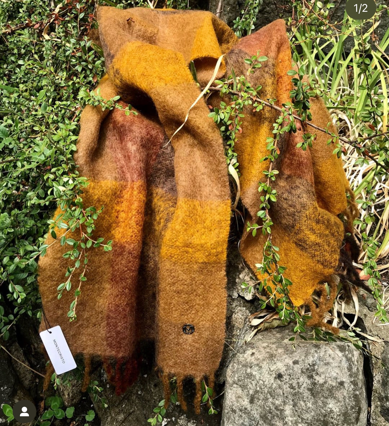 Mohair sjal fra Montecristo