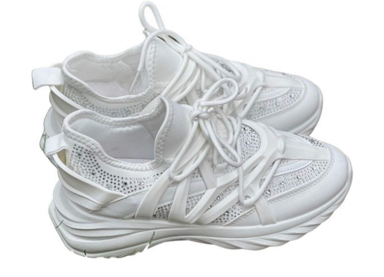 HVIT SPARKLING SNEAKERS
