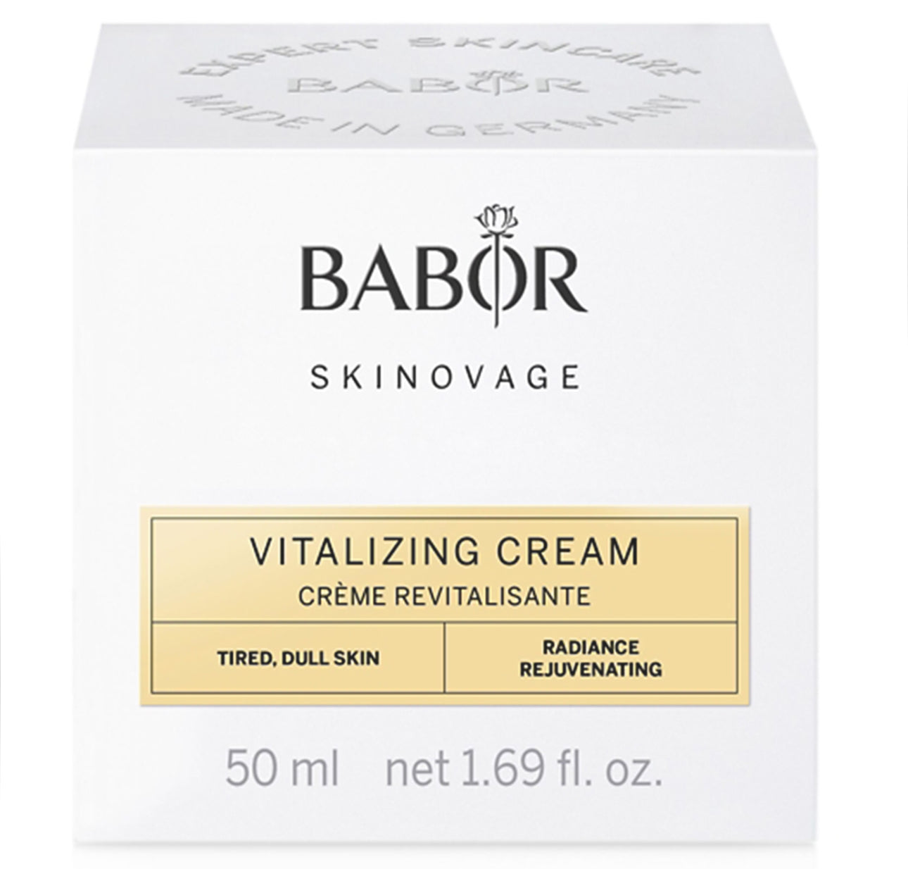 Babor Skinovage Vitalizing Cream
Lett ansiktskrem for trett og sliten hud som beskytter mot det blå lyset fra mobiltelefoner og PC.