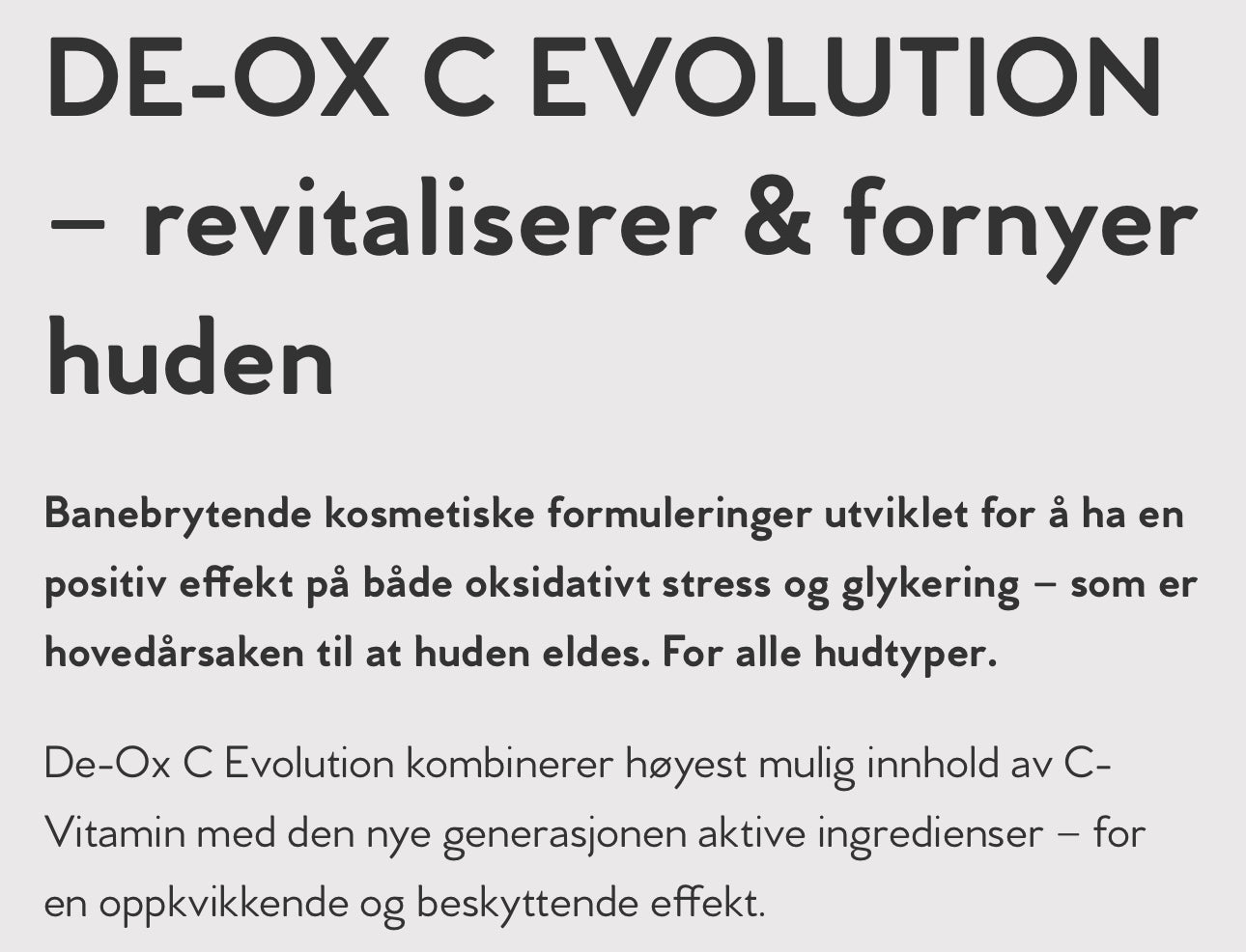 De-Ox Eye/Lip Intensive Correction
