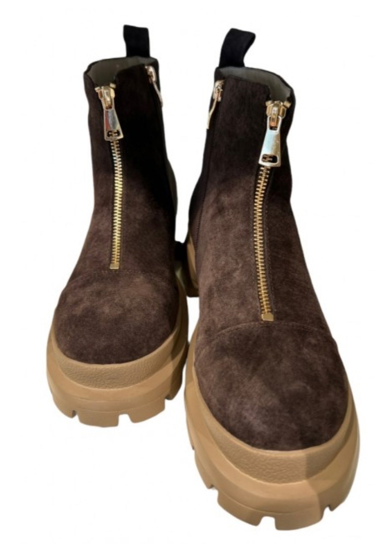 BRUN NUBUK BOOTS M GLIDELÅS FRONT