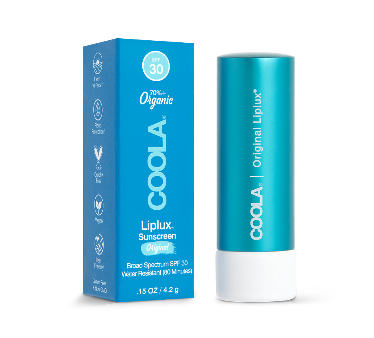 COOLA
Classic Liplux SPF30 Lip Balm Original 4,2g