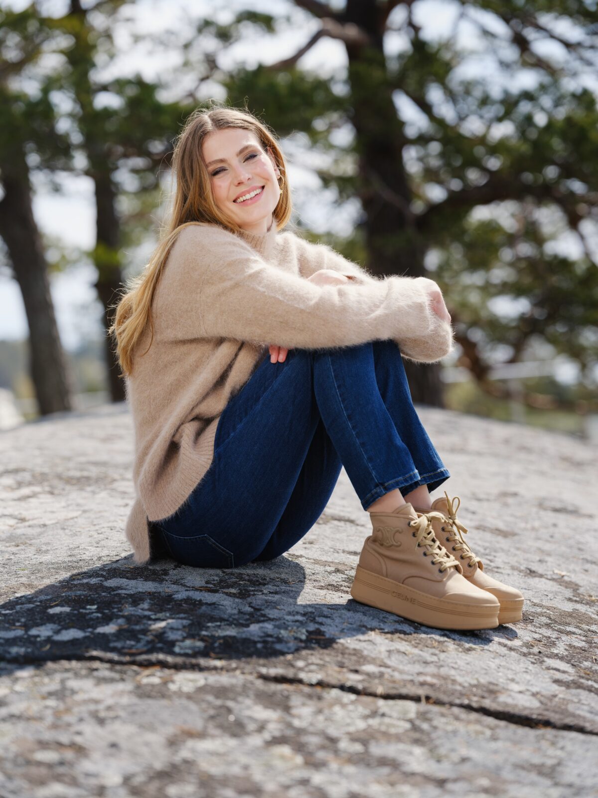REESE PULLOVER, BEIGE