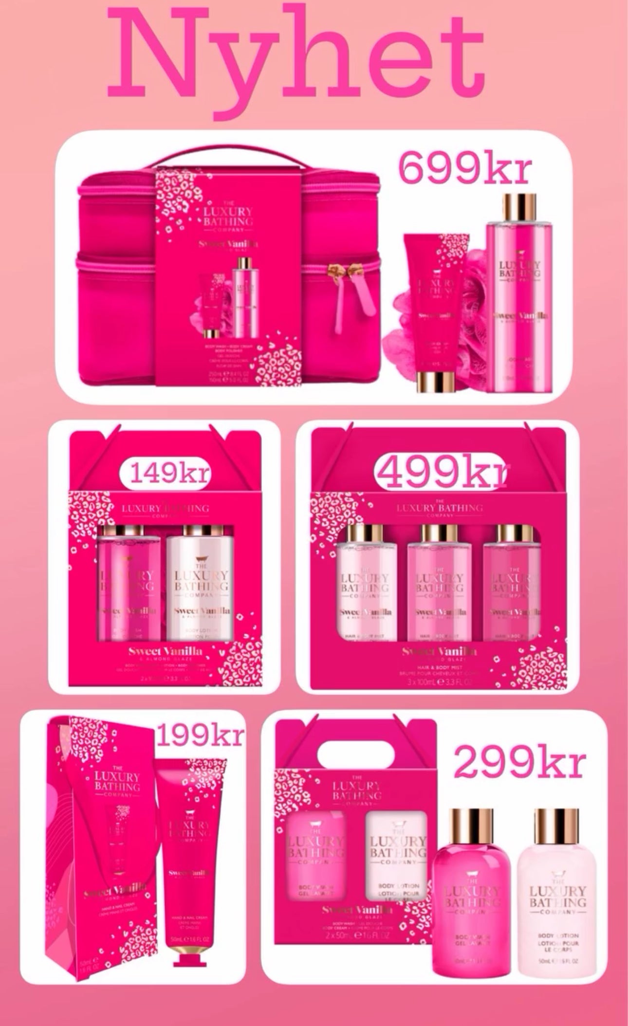 Gavesett🌸Håndkrem