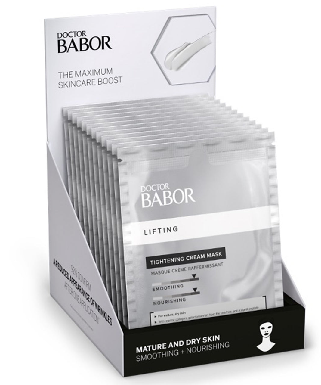 Dr. Babor Tightening Cream Mask

Rik kremmaske for å glatte ut linjer og rynker