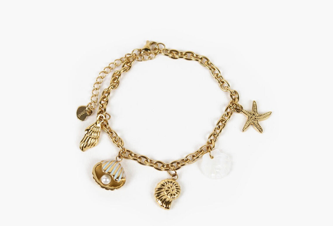 Nohr Malin Armbånd med Charms🌸vannfast
