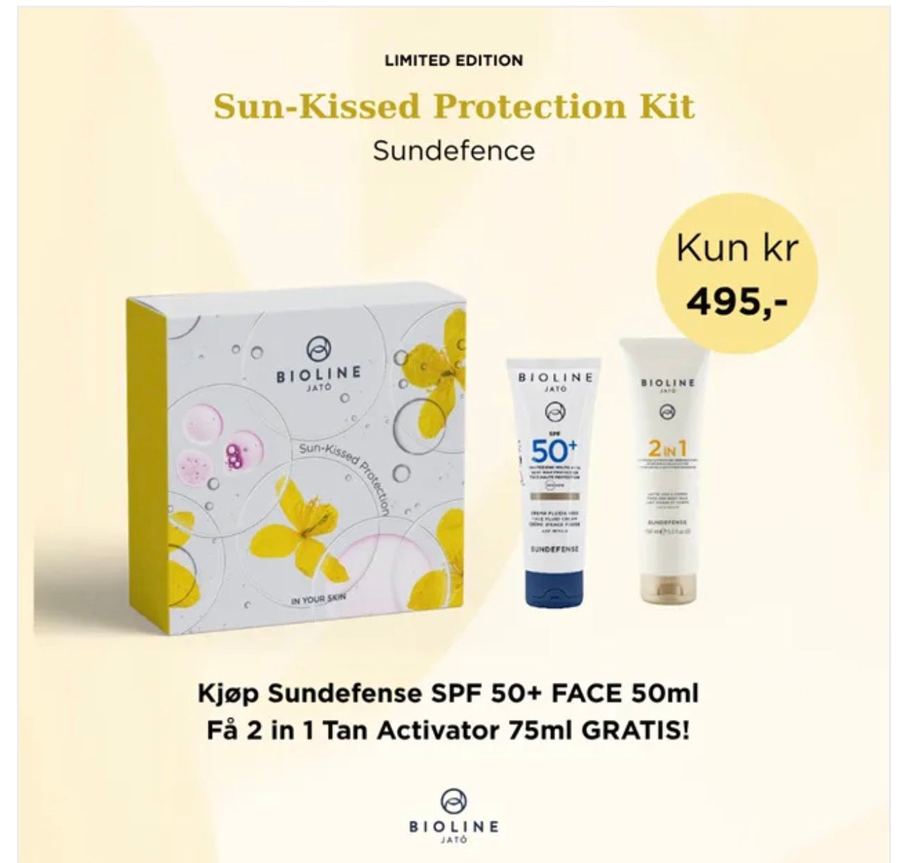 Sundefense SPF50+ Face 50ml + Tan Activator 75ml